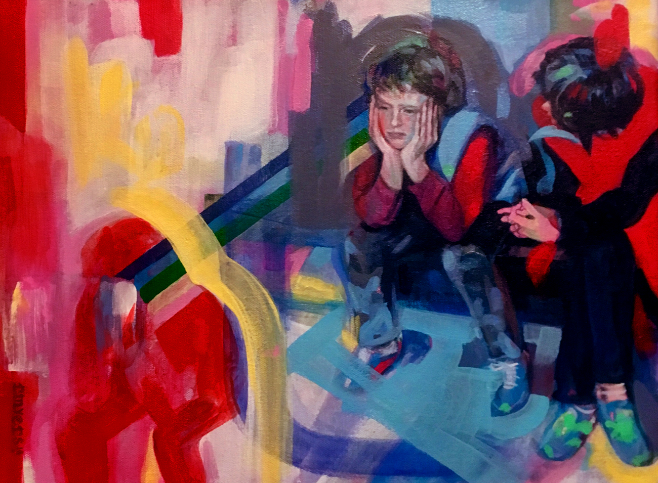 Ryan Myers painting titled Kings of Nothing